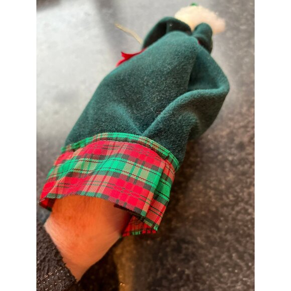 Vtg 1970's Detroit Artist Mary Ewald Pen & Ink Art Christmas Ornament Girl - Picture 5 of 7